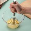 Schneebesen Edelstahl Schneebesen Manueller Handmixer Selbstdrehender Eierrührer Kücheneierwerkzeuge