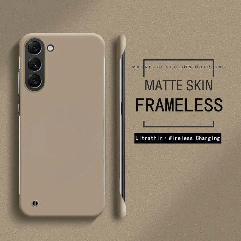 

Ultra Thin Frameless Hard PC Phone Case For Samsung A55 A35 A15 A05S A54 A34 A24 A73 A53 A23 A52/S A32 A22 F05 M05 F55 M55 Cover Galaxy A52