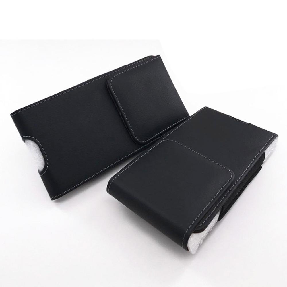 Outdoor Smartphone Bum Bag Leather Phone Case Waist Pack Phone Belt Hanging Pouch Phone Waist Bag