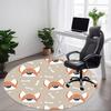 1pc Corgi Pattern Chair Carpet for Office Non-Slip, Machine Washable Rug for Office, Room - Polyester, Machine Made Yy251029179