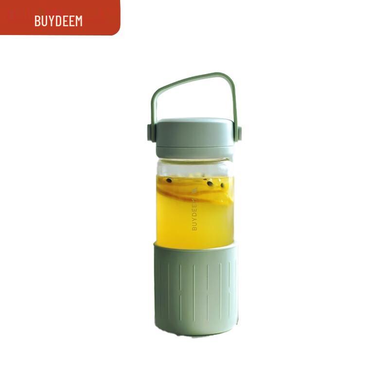 Buydeem Portable Glass Tea Infuser Bottle, 470ml