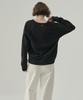 Deuloupisumeon Hairy Wool V-Neck Pullover Knit [Ivory]