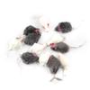 100PC/Lot Rabbit Fur Pet Cat Mouse Toys Pet Kitten Playing Toys Cat Mice Toys Pet Supplies