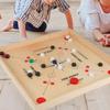 Brettspielset, Holz-Tischspiel, Billard-Strategie 18 x Zoll Hartholzrand, Spiel für