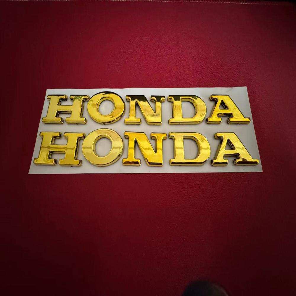 Honda Sticker Three-dimensional Electroplating HONDA Letter Waterproof Motorcycle Logo Suitable for PCX160CBR650and Other Models ajl256