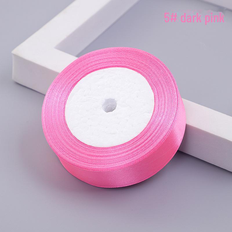 2 cm Satin-Polyesterband für Geschenkverpackungen und Hochzeitstortendekoration