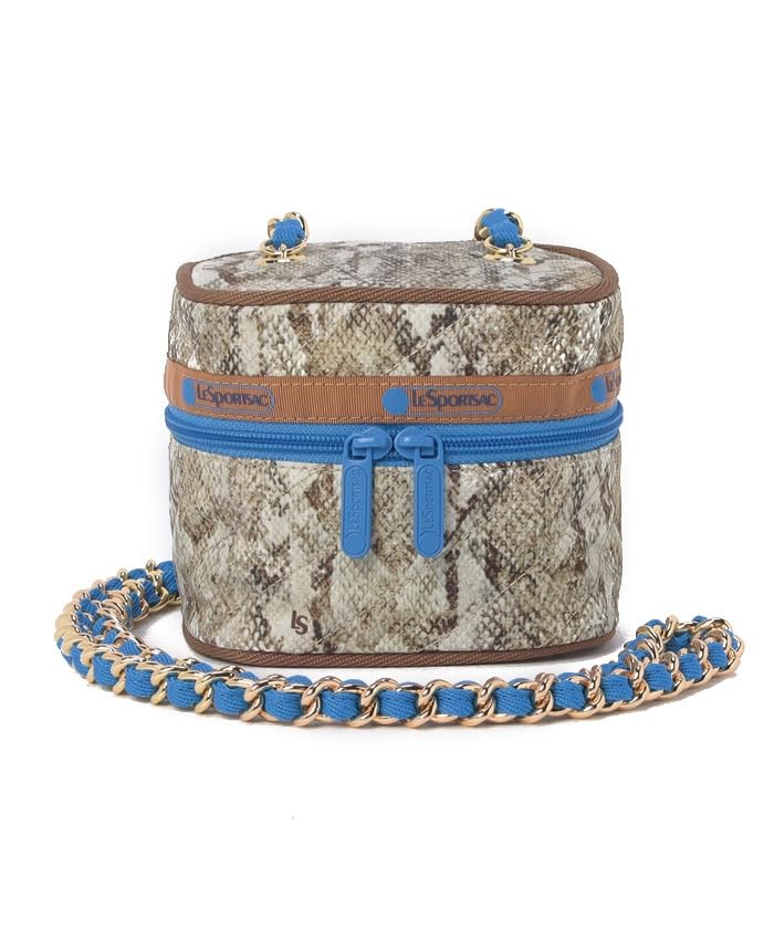 

Official Shoulder Bag CHAIN VANITY Wood Ash Python [LeSportsac] BAG/1445 Women s