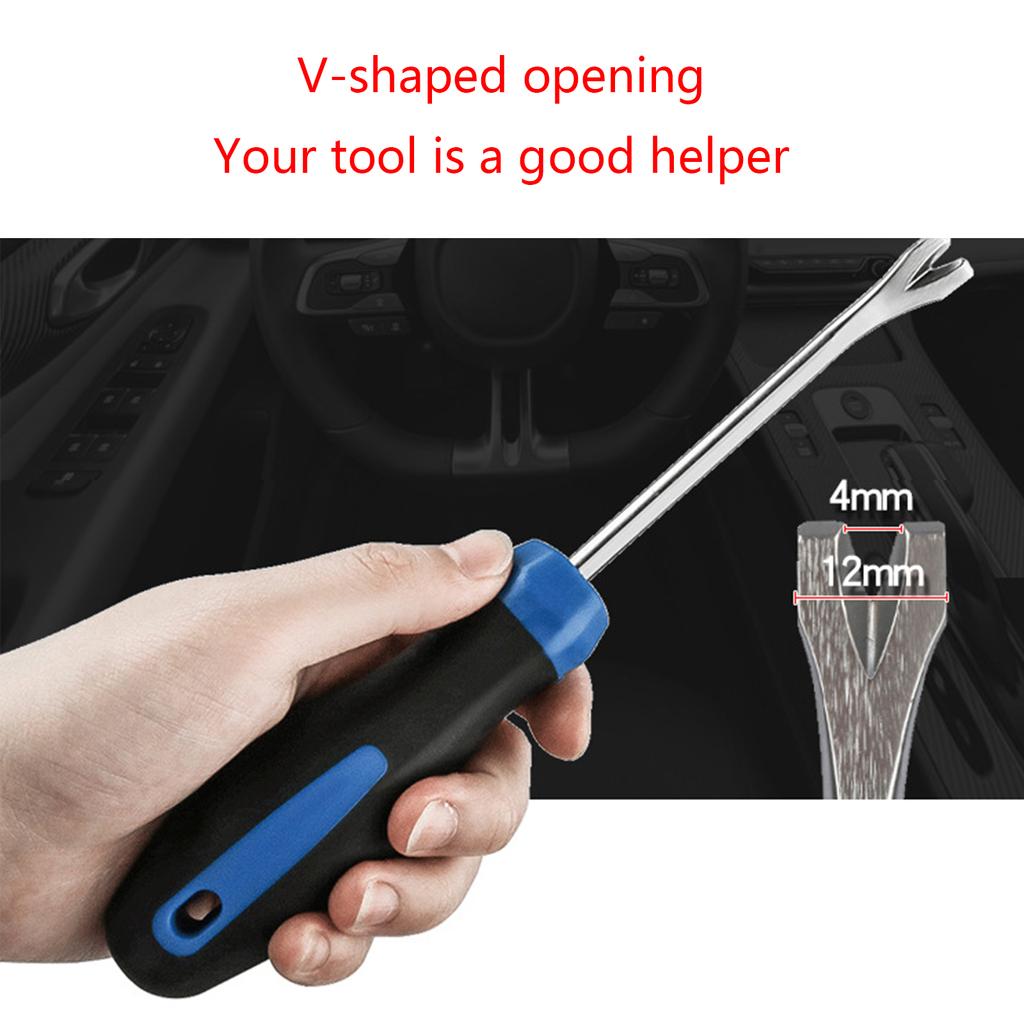 Practical for Crowbar Pry Bar Staple Nail Puller Lightweight Buckle Trim Screwdriver Car Door Removal Pliers Hand Tools