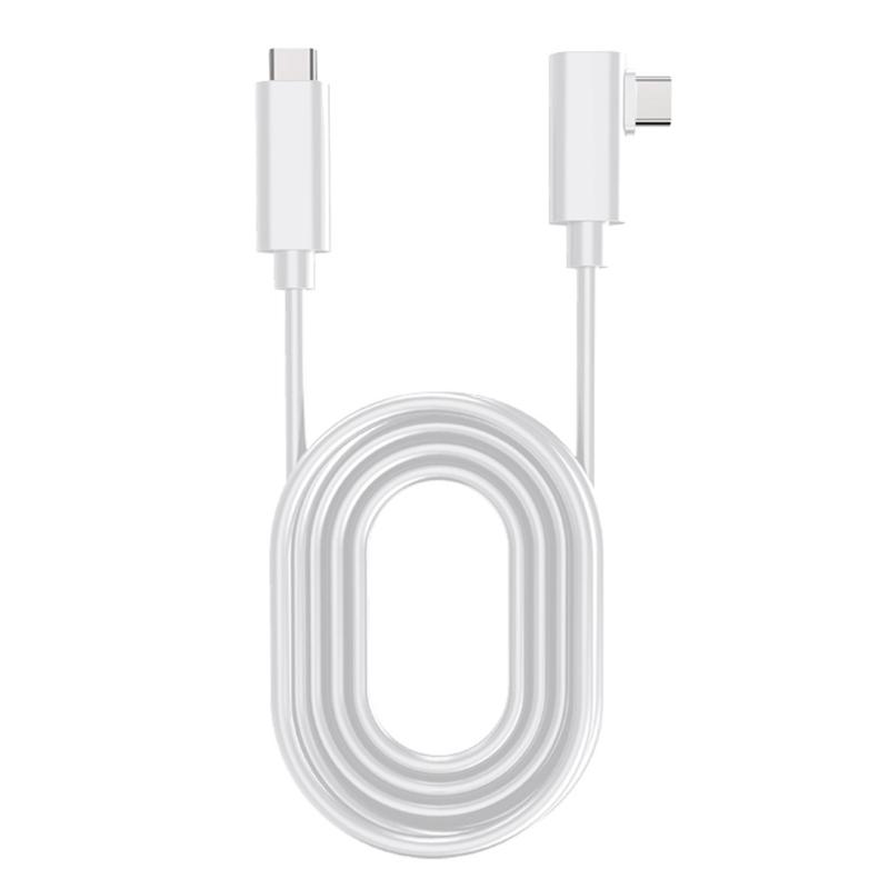 500cm Type C VR Link Cable with 5Gbps Speed Connection Cable Plastic Texture for Gaming and Professional Applications