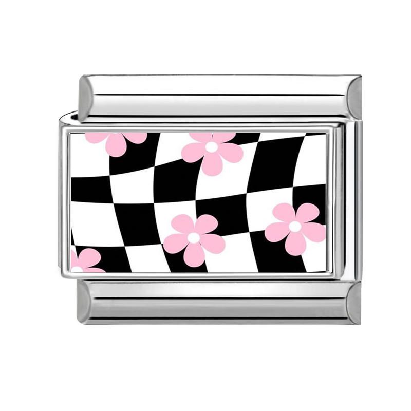 

Y2K Series Heart Flowers Cherry Ball Butterfly Italian Charm Links Fit 9mm Stainless Steel Bracelet DIY Making Jewelry Gifts