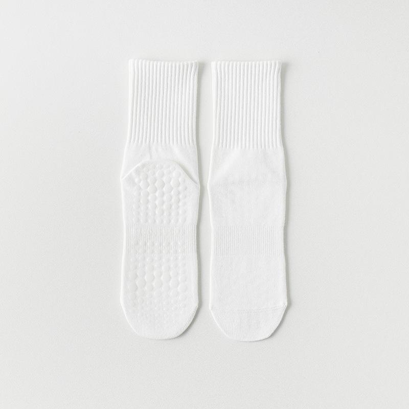 Yoga Socks, Women's Cotton Socks, Summer Mid-calf Fitness Dance Professional Pilates, Anti-slip Sports Boneless Floor Socks