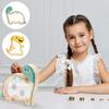 Wood Dinosaur Shape Money Box Piggy Banks Kids Coin Storage Case Children Cash Saving Transparent Home Decor