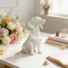 Dachshund Dog Statue 3D Printed Cute Dog Sculpture for Home Office Desk Shelf Decor Collectible Gift for Dog Lovers