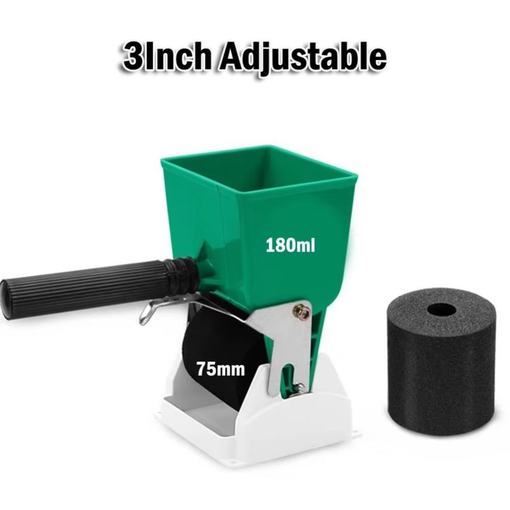 Foamed Rubber Wheel Manual Glue Machine Handheld Roller Type Glue Applicator  Woodworking