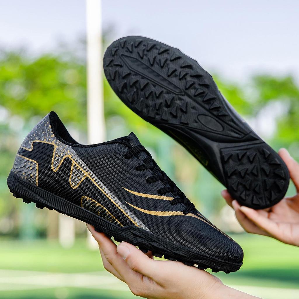 Long Nail AG Low-Top Artificial Grass Soccer Shoes for Men & Women