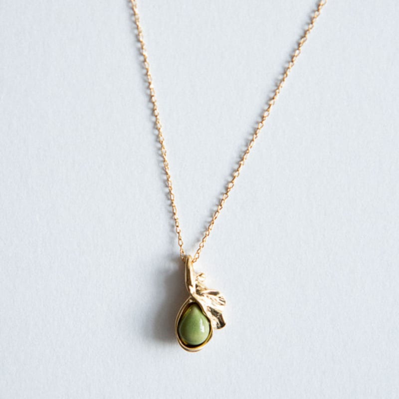 

DOL Fall Dry Fruit Necklace [autumn leaves] gold
