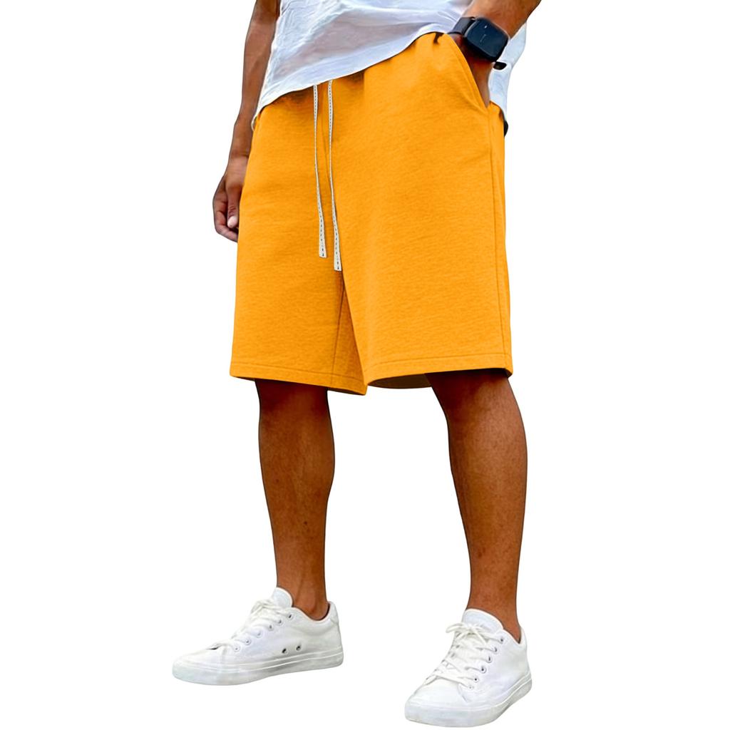 Men's Summer Drawstring Casual Shorts Men's Fashion Sports Shorts