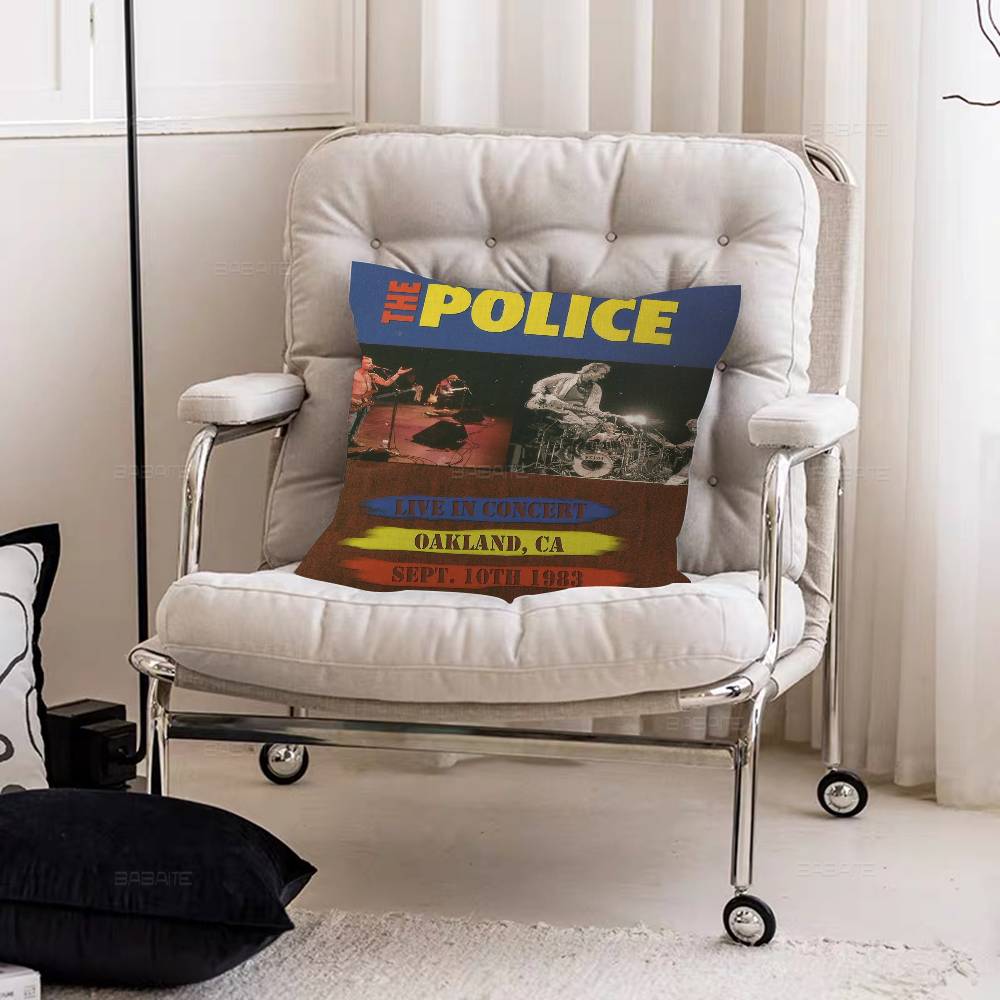 

Rock Band The Police Подушка Подарунки Меблі для дому та офісу Спальня Диван Автомобільна Наволочка 45x45см 12x12Inch