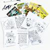 Children Festival Drawing Exercises 8PCS Halloween Cartoon Coloring Book Cute Ghost And Pumpkin Illustrations Thick Art Supplies for Party