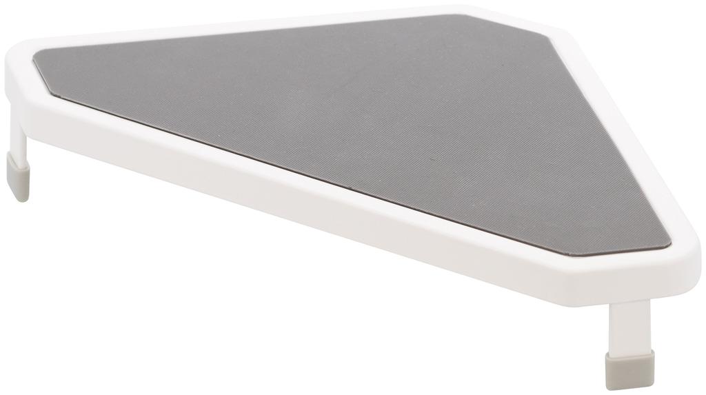 Yamazaki Stove Corner W22 x D22 x Stovetop Back Pot 3569 Rack, White, Approx. H5.3cm, Plate, Rack, Holder,