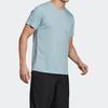 Adidas Half-Sleeve Ice Wind Fitness Sports Short-Sleeved T-Shirt Men Tops Smoky-Grey FI2779