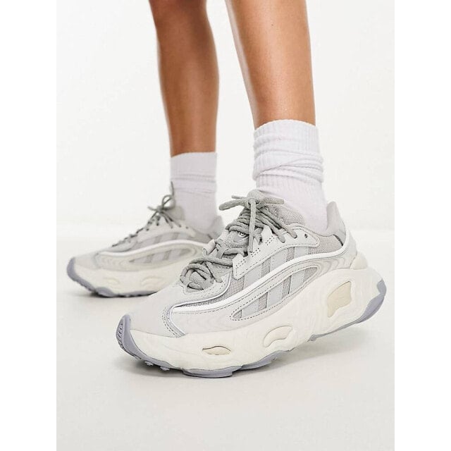 

Серо-белые кроссовки adidas Originals Oznova