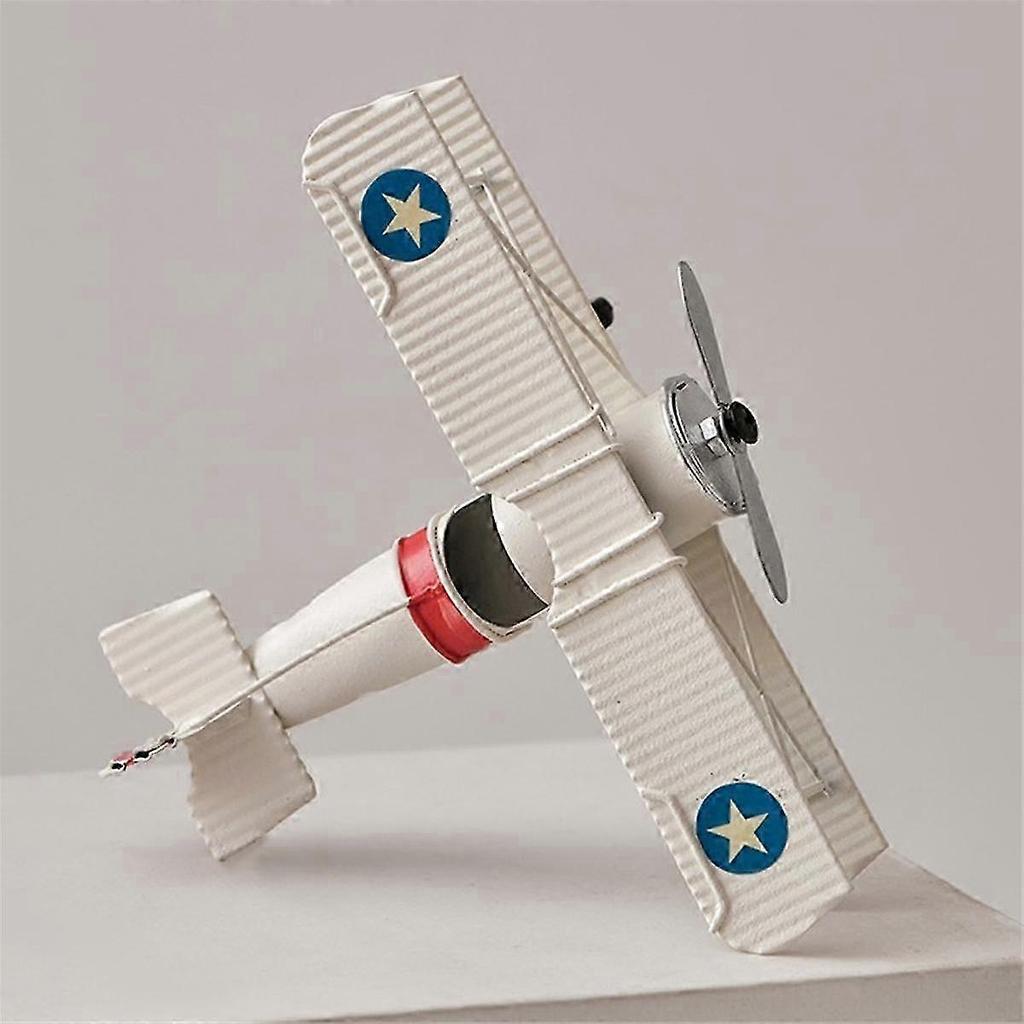 Airplane Model Ornament Metal Figurine Plane Airplane Toy Wooden Plane Model Kits For Adults Airplane Topper Outdoor