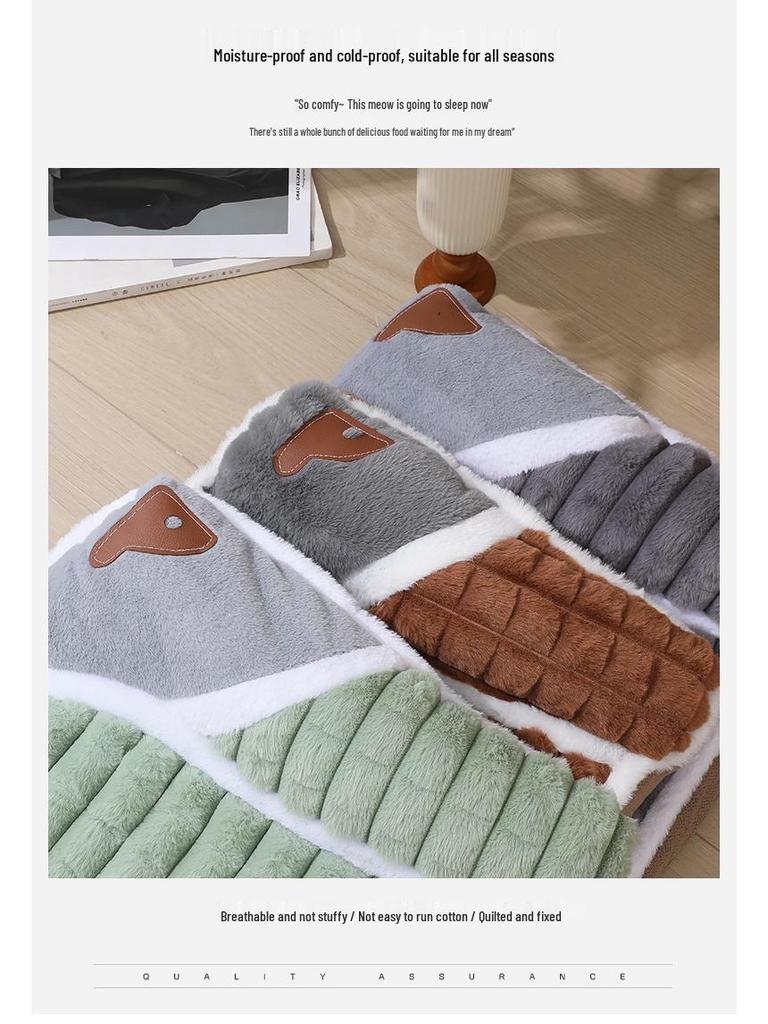 Thick Warm Dog & Cat Bed Pad and Sofa Mat