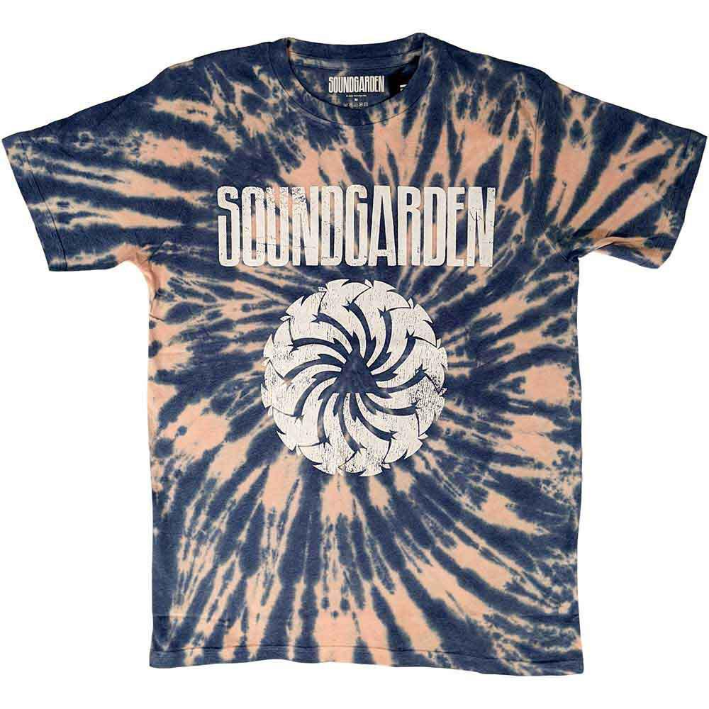 Soundgarden. - Logo Swirl- XL Dip Dye Blue t-shirt Unisex T-Shirt S