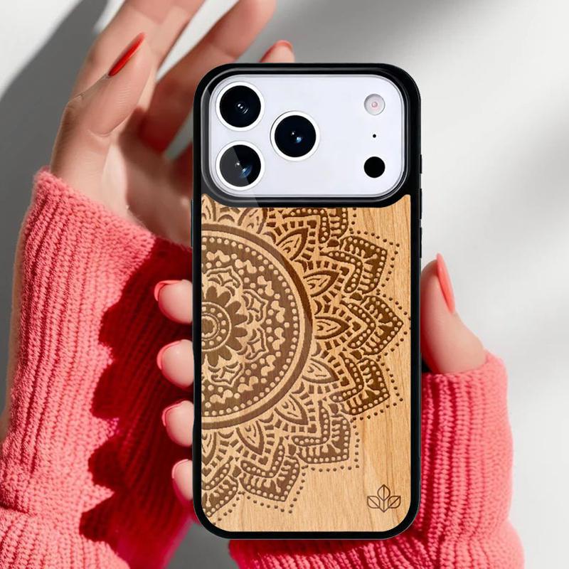 Natural Bamboo Wood pattern Phone Case for iPhone 17 Air 16e 15 14 13 Pro Max Back Cover for 12 11 Pro Coque