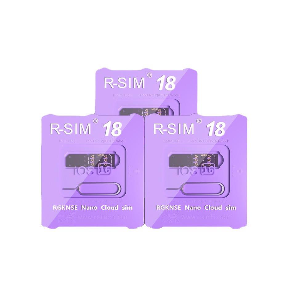 For iPhone 14 Plus 13 12 11 Pro Max X XR IOS 16 R-SIM18 RSIM 18 Nano Unlock Card