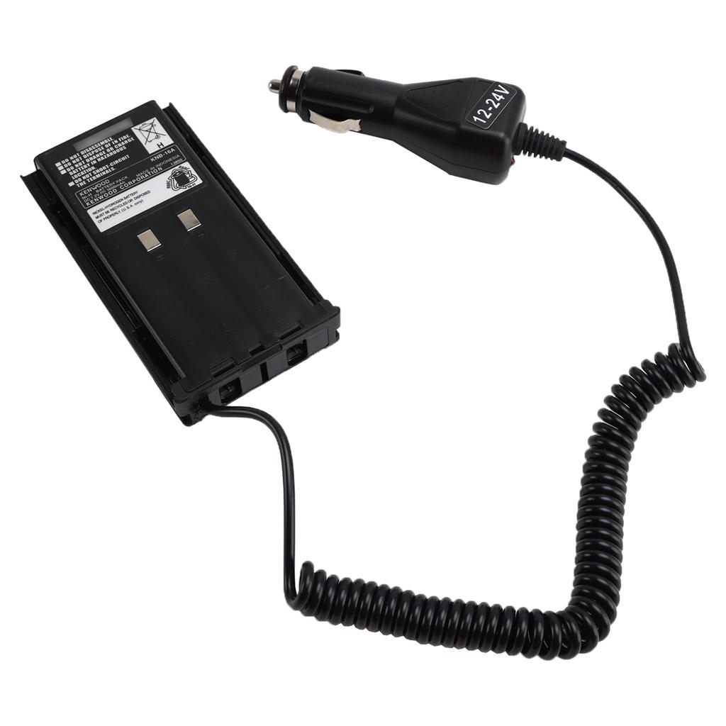 KNB-16A/17A Car Charger 12V/24V Battery Eliminator For TK-480 TK-385 TK-280