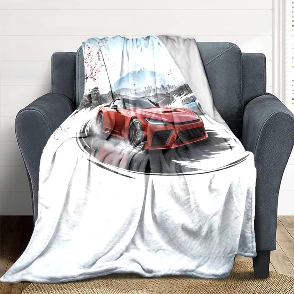 Forza Horizon Flannel Blanket, High quality Comfortable for All Seasons, Home Decor, Warmth and Comfort