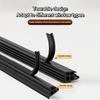 1m Self Adhesive Strip for Window Waterproof Windproof Window Blocking Board Window Water Blocking Bar