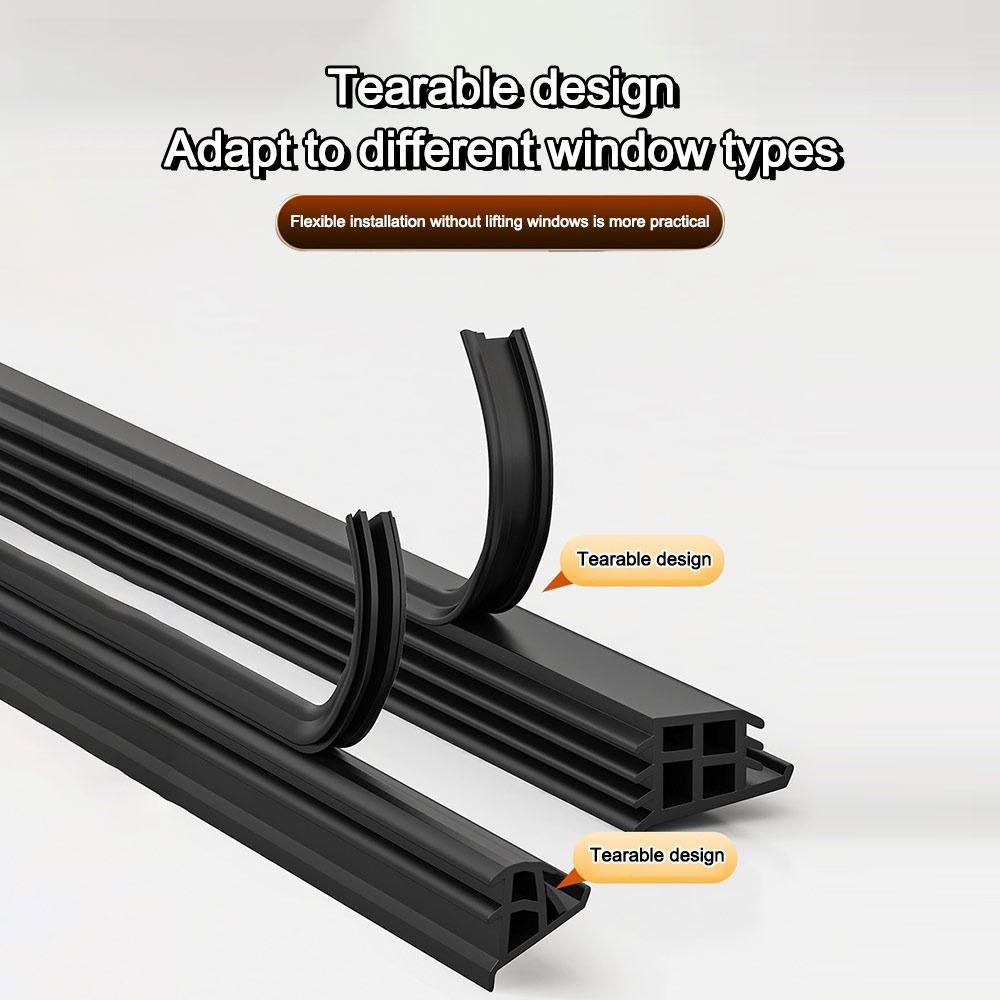 1m Self Adhesive Strip for Window Waterproof Windproof Window Blocking Board Window Water Blocking Bar