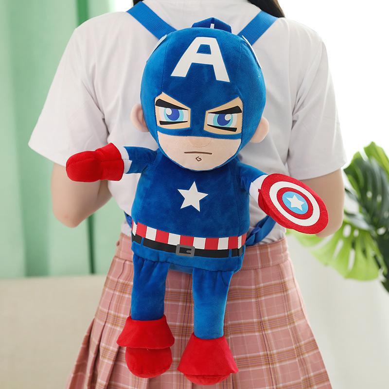 Avengers Spider-Man Plush Doll Kids' Anime Backpack