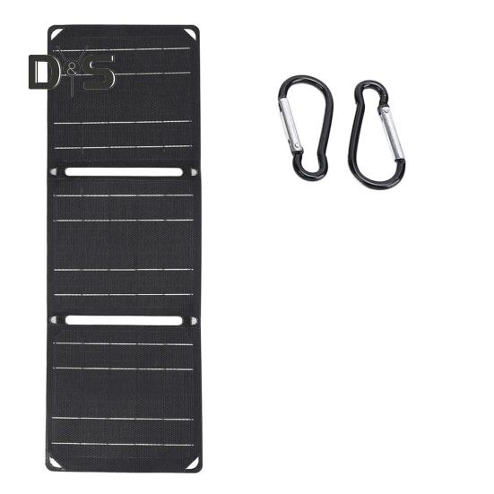 

Сонячні панелі Зарядний пристрій Високий коефіцієнт перетворення Захист від короткого замикання IP65 Водонепроникний складаний дизайн Портативний зарядний пристрій для телефону Сонячна панель 30 чорний