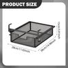 Cesto per Cassetto, Cassetto Appeso in Ferro, Scaffale Estraibile, Uso Versatile per Ufficio, Stanza del Dormitorio,