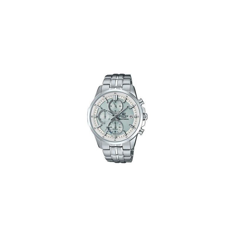 

Casio EDIFICE series solar waterproof sapphire mirror quartz movement steel strap Japanese and Korean watch men s watch silver dial EFB-610SBD-7AVUPR серебряный