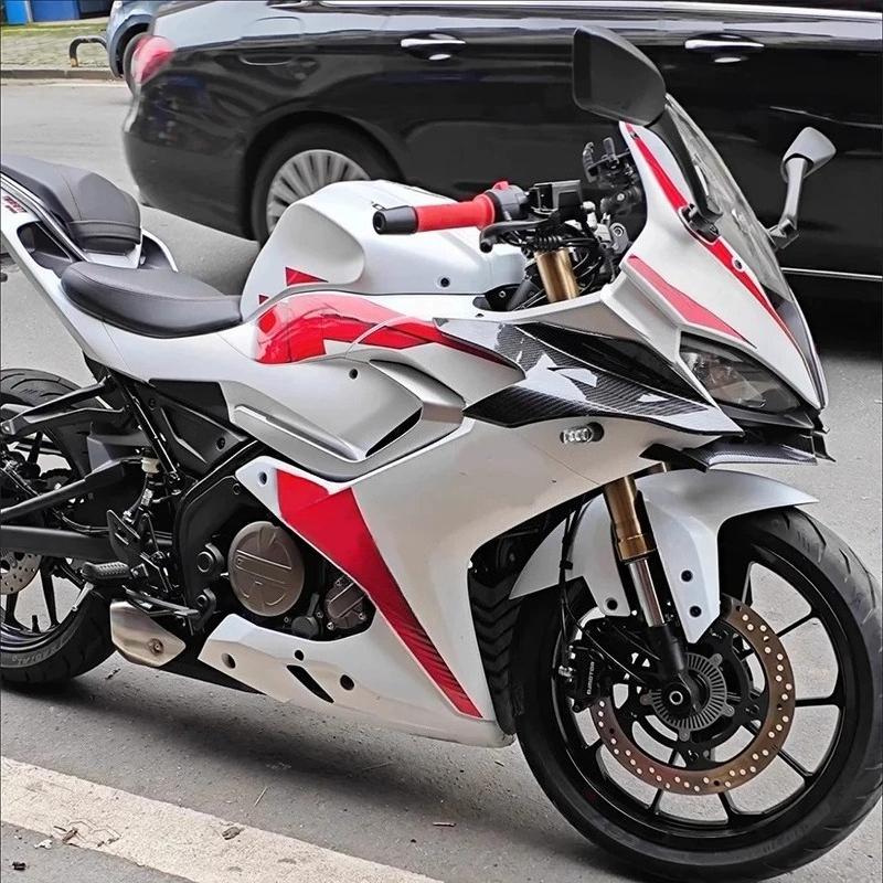 Motorcycle Refitted Spoiler Competitive Winglet Fixed Fairing Wing Side Wing Accessories FOR QJMOTOR SRK125R SRK 125R SRK125 R