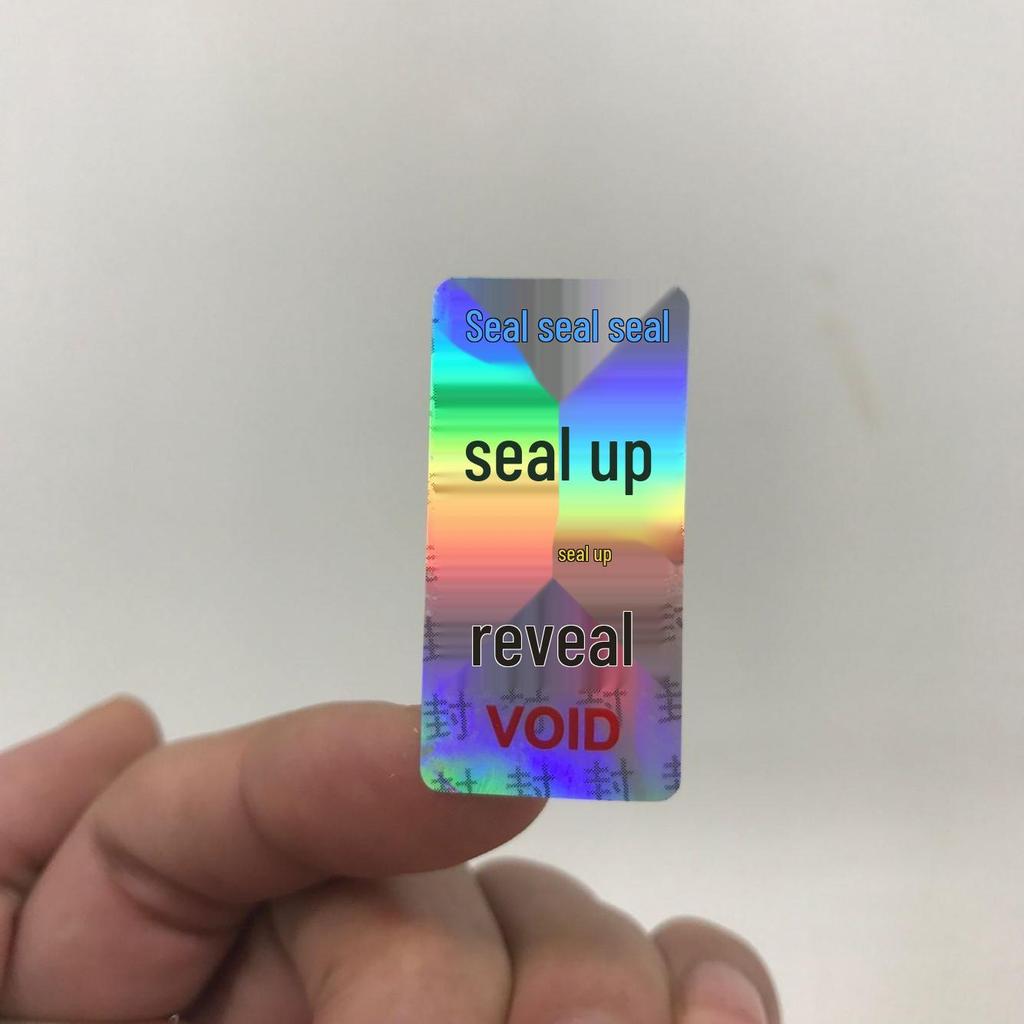 Tear-off Non-refundable Anti-Tamper Void Label Sticker - Self-adhesive, Disposable Seal