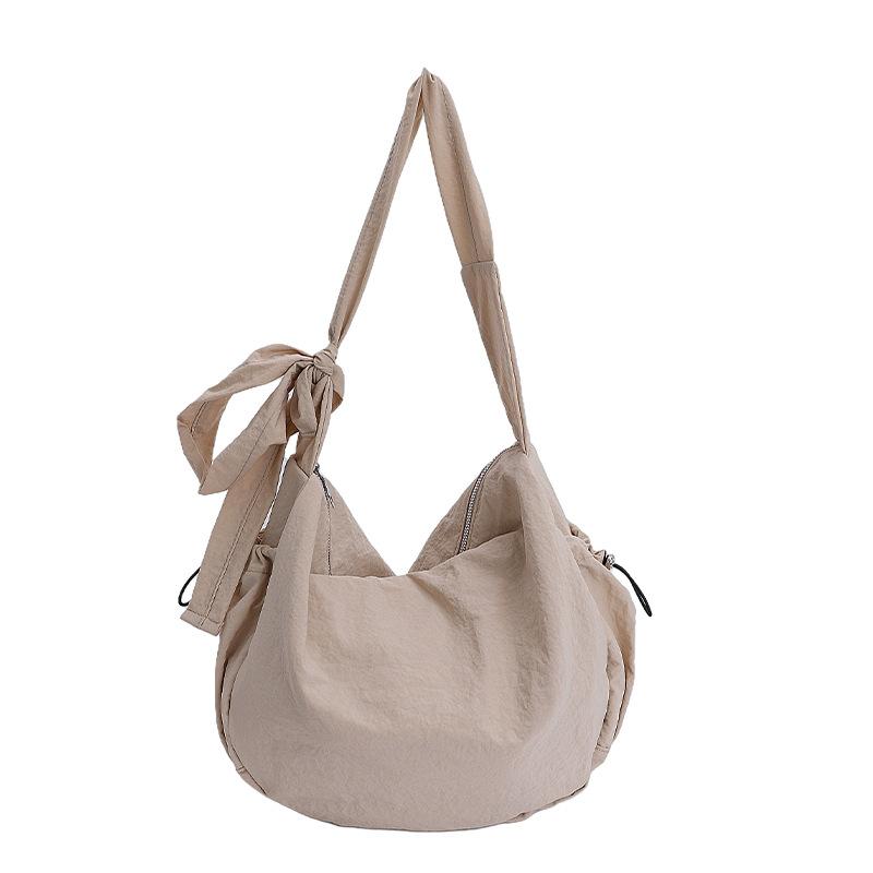 Women's Large Capacity Shoulder Bag Solid Color Crossbody Bag