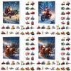 Christmas Countdown Blind Box With Santa Claus Acrylic Hangings For Holiday Decor And Gift Giving