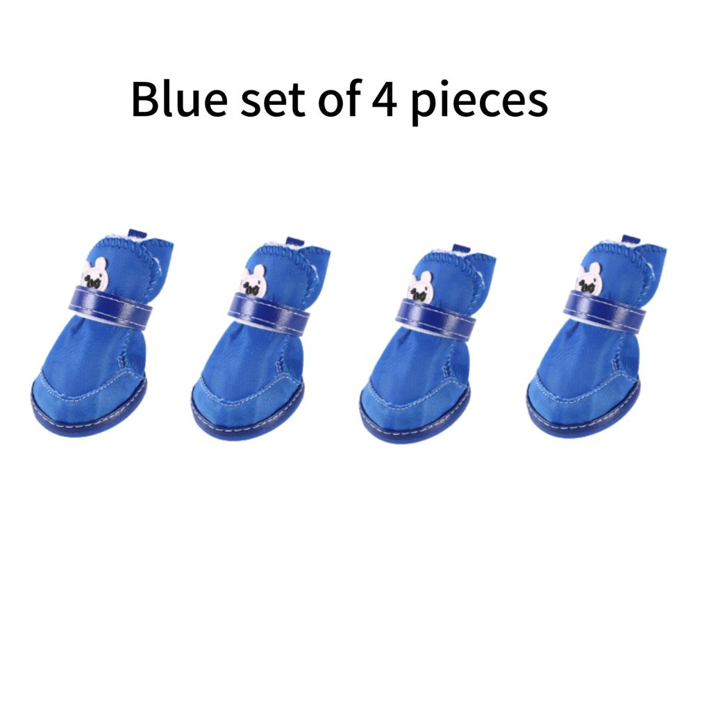 Hund Schnee Stiefel Schuhe Baumwolle Zubehör Teddy Schnee Stiefel Wasserdicht Warm Anti Rutsch Verhältnis Verglichen Bären Herbst Winter Haustier Katze Schuhe