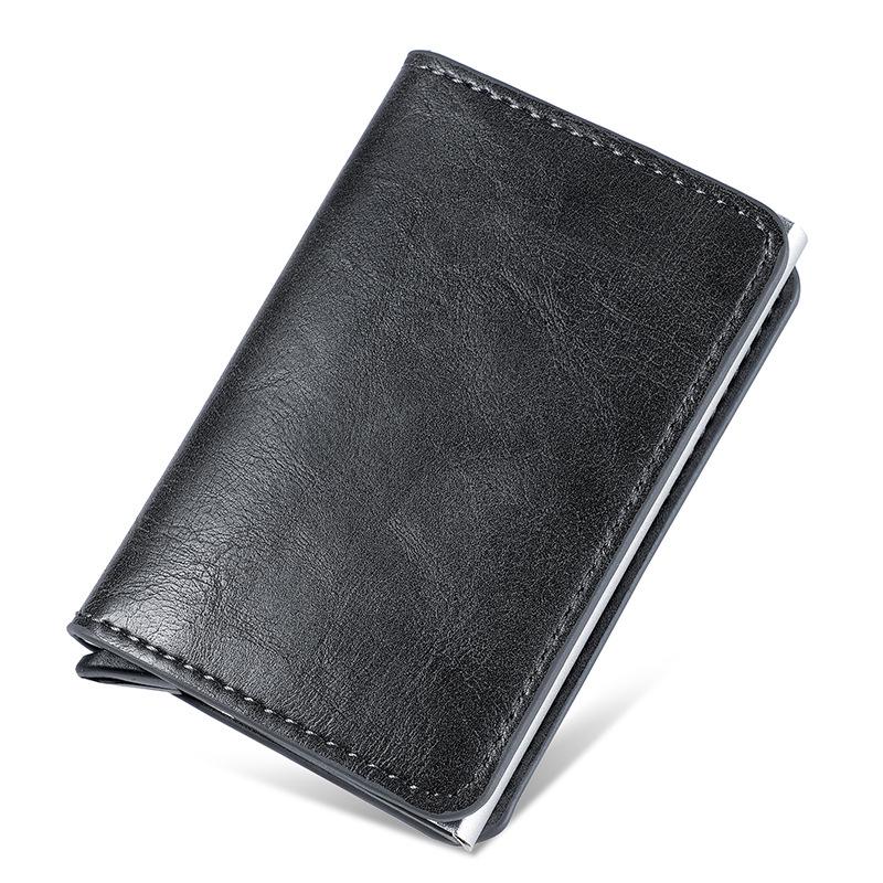 Automatisches Pop-up-Kartenetui aus Kohlefaser mit RFID-Blockierung