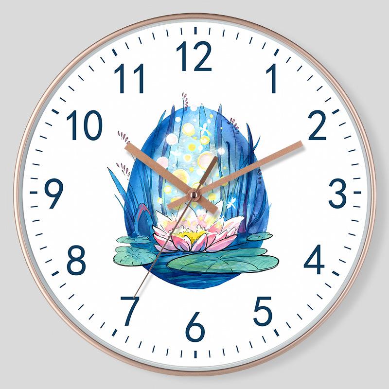 12 Inch 30CM Silent Wall Clock, Creative and Fashionable, Modern Home Clock, Living Room Simple Clock