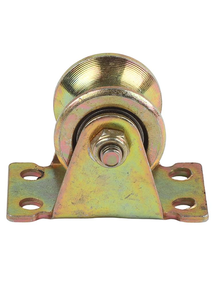 Single Wheel Pulley Block U Type 1 Pcs 4 Self-tapping Screws For Climbing Rope For Rope For Trolleys For Wire Rope