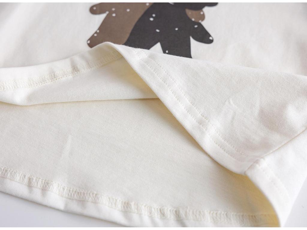 Korean Baby Girl Spring Raglan Long Sleeve T-Shirt: 2025 New Printed Fashionable Top