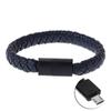 Data Cable Fast Charging Bracelet USB Charger Leather Portable for Android iPhone Type-C