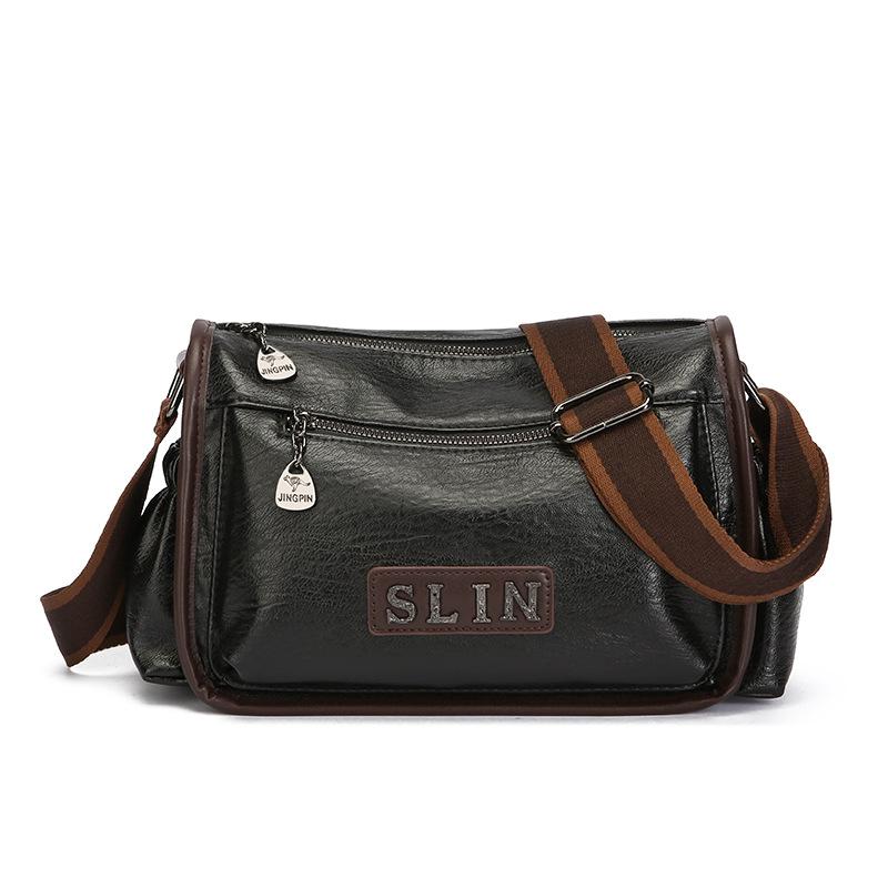 

Middle-aged Practical Mom s Crossbody Bag, Elegant Single-shoulder Bag for Women чорний